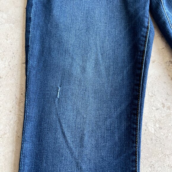 Kut From the Kloth Connie Ankle Skinny Jeans with Raw Hem Medium Wash, Size 8 - Picture 6 of 13